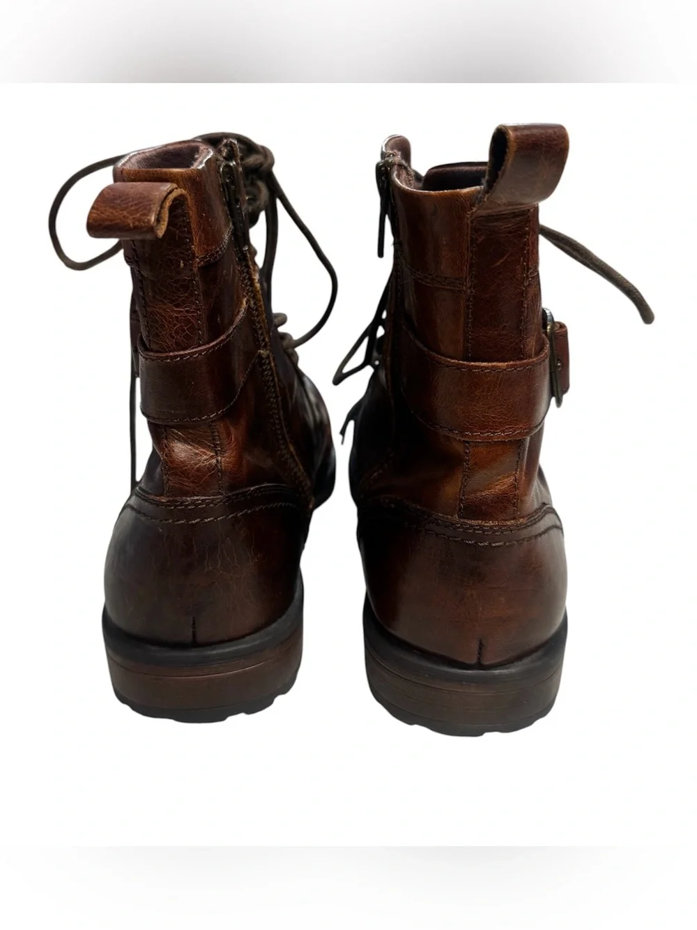 Aston Grey Collection Rockcastle 2 Brown Leather Men’s Boots Size 9.5